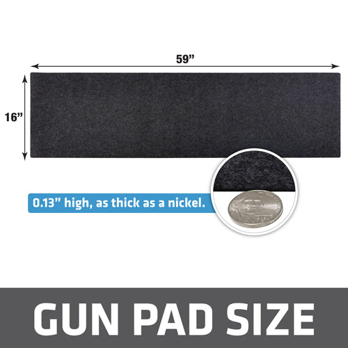 RIFLE SIZE CHARCOALDRYMATE CLEANING PAD 16X59" - American Ordnance