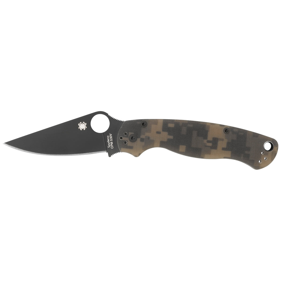 SPYDERCO PARA MILITARY 2 CAMO G10 PLN