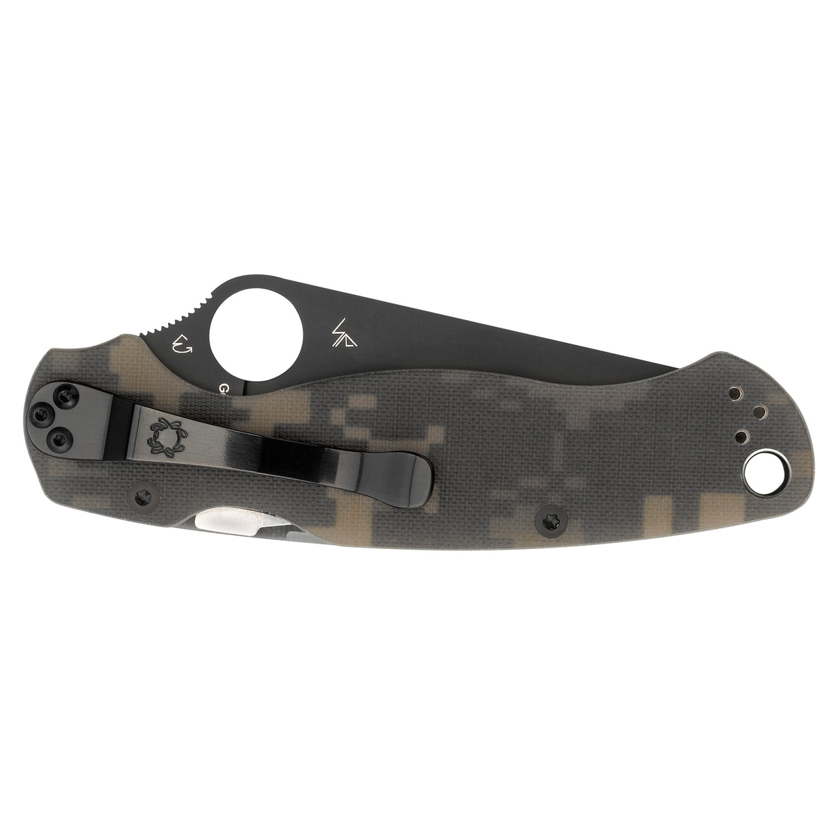 SPYDERCO PARA MILITARY 2 CAMO G10 PLN