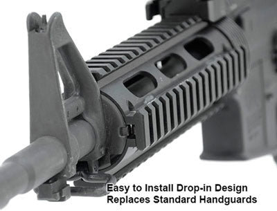 2-PC DROP-IN CARBINE LENGTHUTG RAIL PICATINNY AR-15 7&quot; - American Ordnance