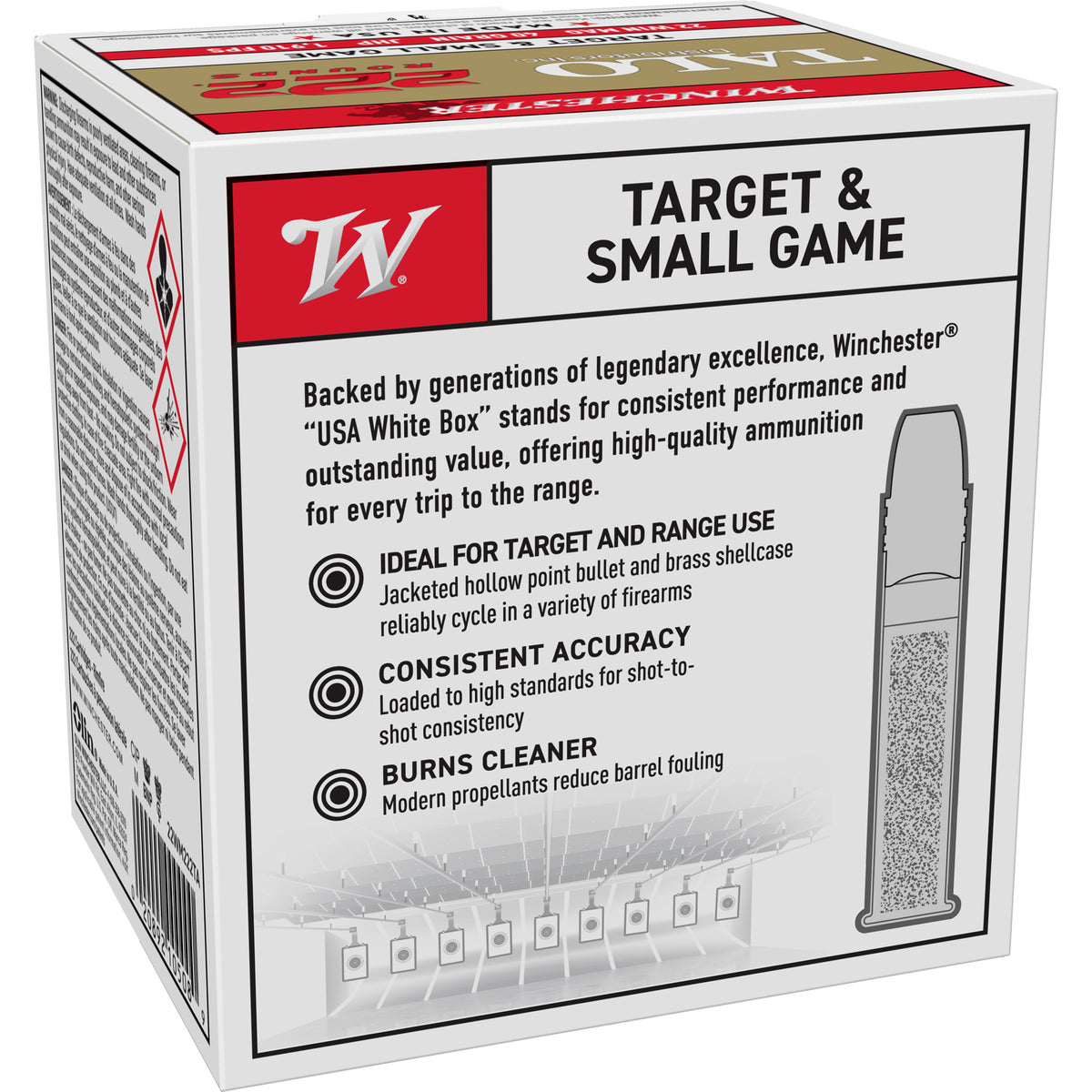 WINCHESTER 22WMR 40GR JHP 222RD