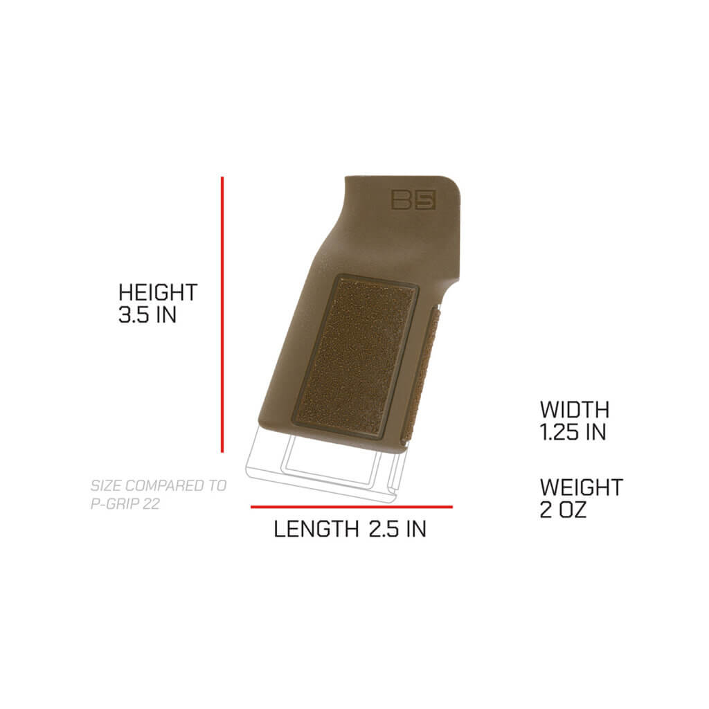 B5 P-GRIP 22 K COYOTE