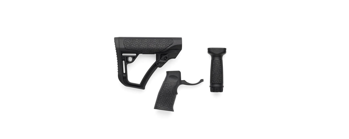 DD Buttstock/Grip/Foregrip Combo Black