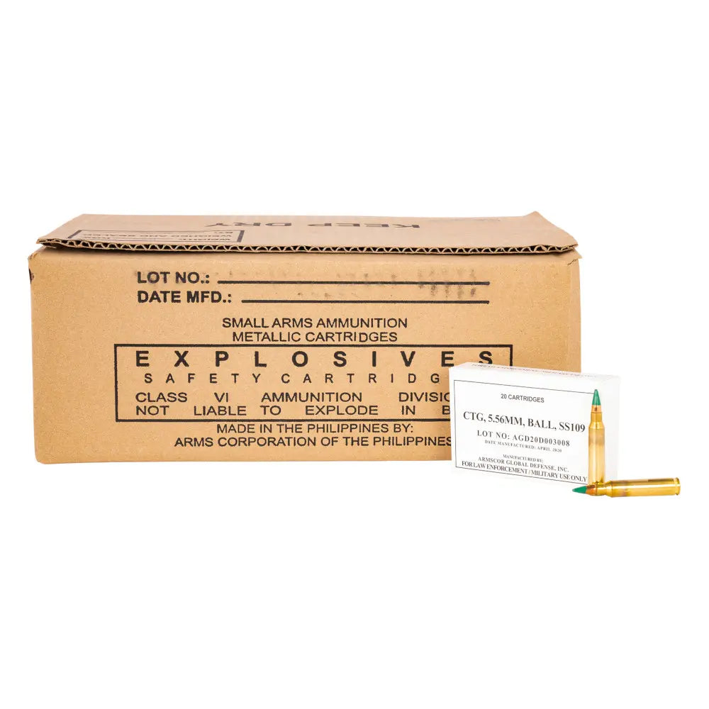 ARMSCOR 5.56X45 62GR FMJ (M855) 1000RD CASE