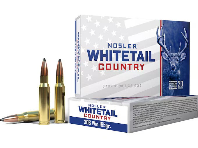 NOSLER WHITETAIL 308 WIN 165GR SP 20RD