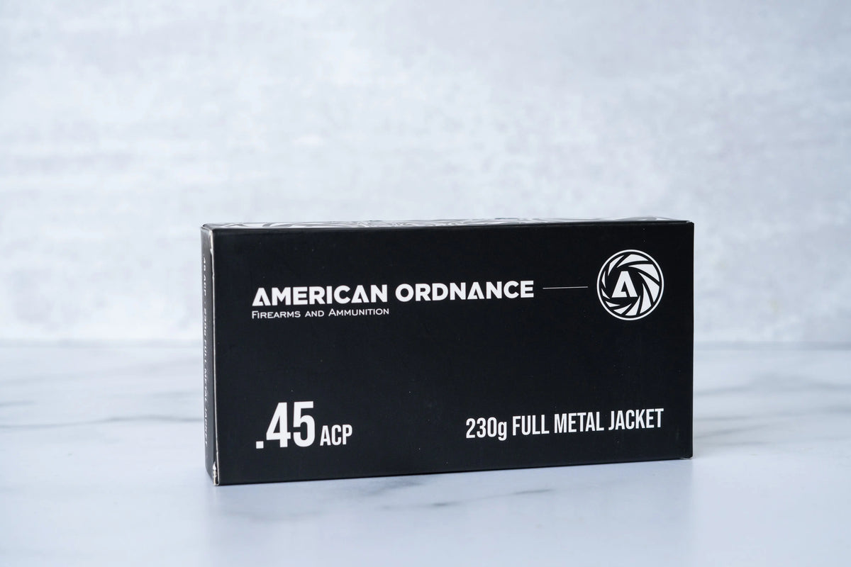 .45ACP 230g Full Metal Jacket 50 Round Box - American Ordnance