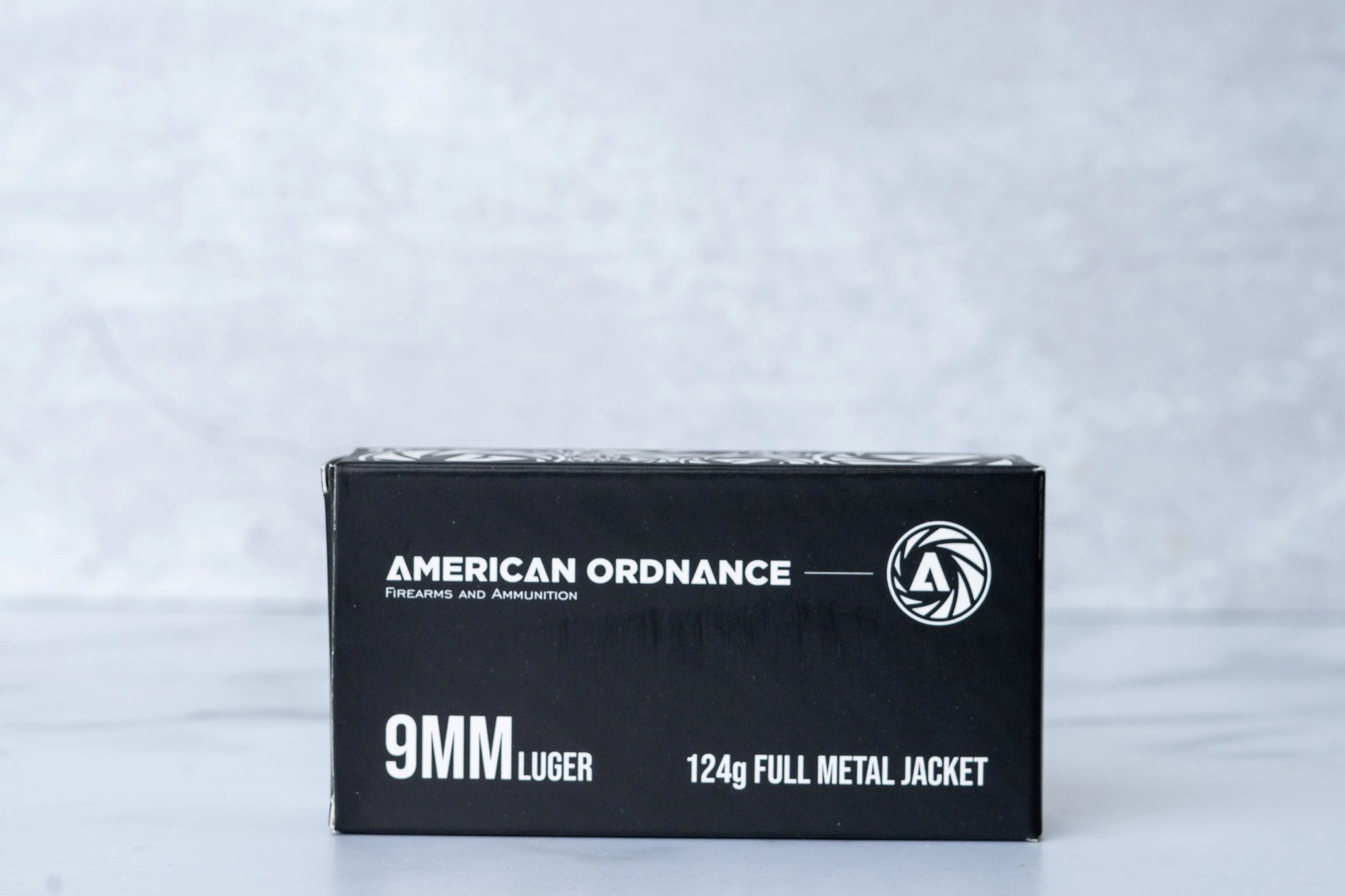 9MM Luger 124g Full Metal Jacket. 50 Round Box - American Ordnance