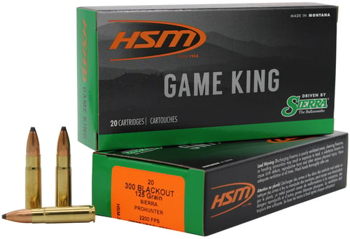 HSM 300 AAC 125GR GAME KING 20RD