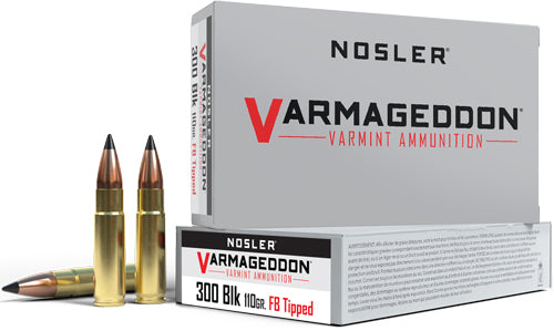 NOSLER VARMAGEDDON 300 AAC 110GR FBT 20RD