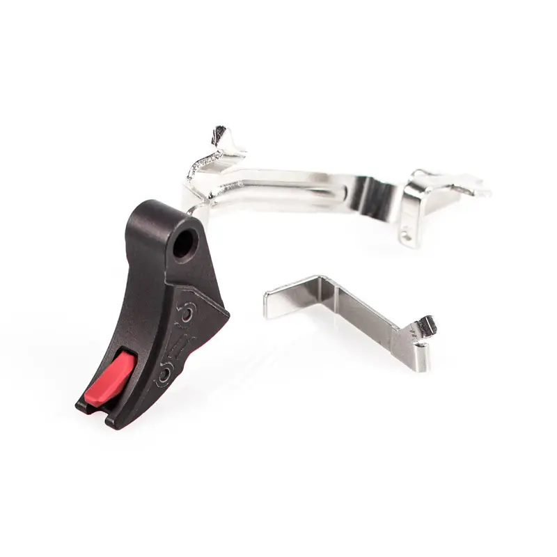 ZEV PRO FLAT FACE TRIGGER BAR KIT SMALL BLACK/RED