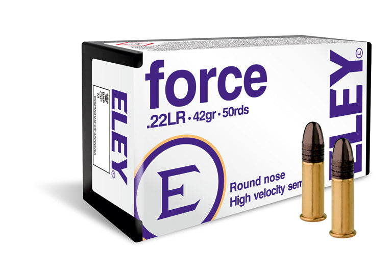 ELEY FORCE 22LR 42GR RN 50RD