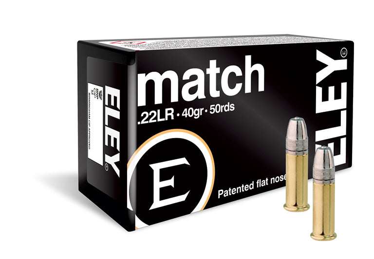 ELEY MATCH 22LR 40GR EPS 50RD