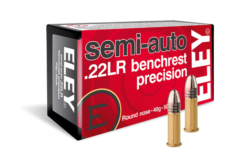 ELEY OUTLAW SEMIAUTO BENCHREST 22LR 42GR 50RD