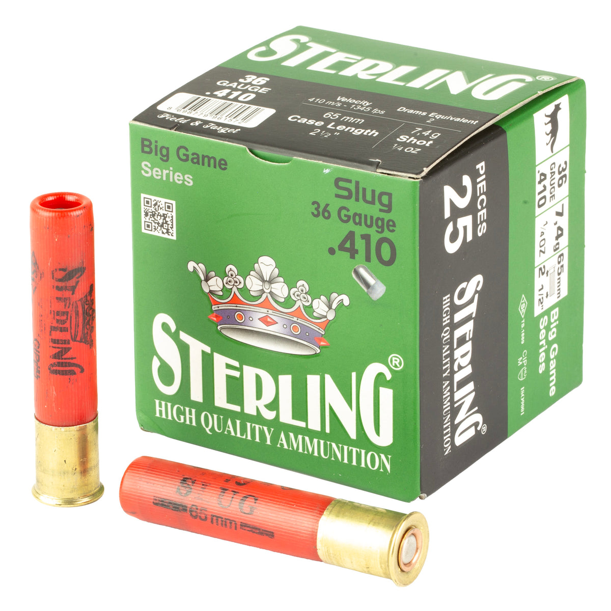 STERLING BIG GAME 410 2.5&quot; SLUG 25RD