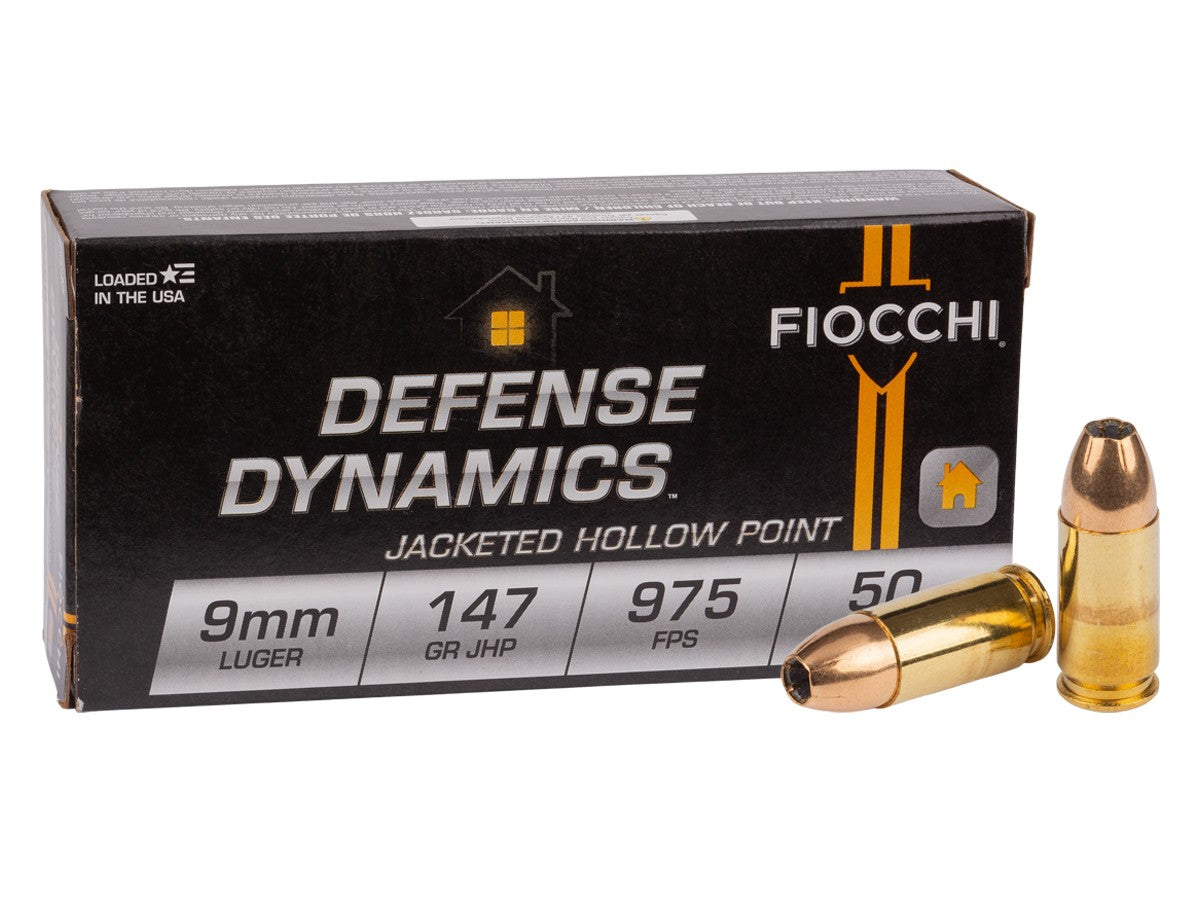 FIOCCHI 9MM LUGER 115GR JHP 50RD