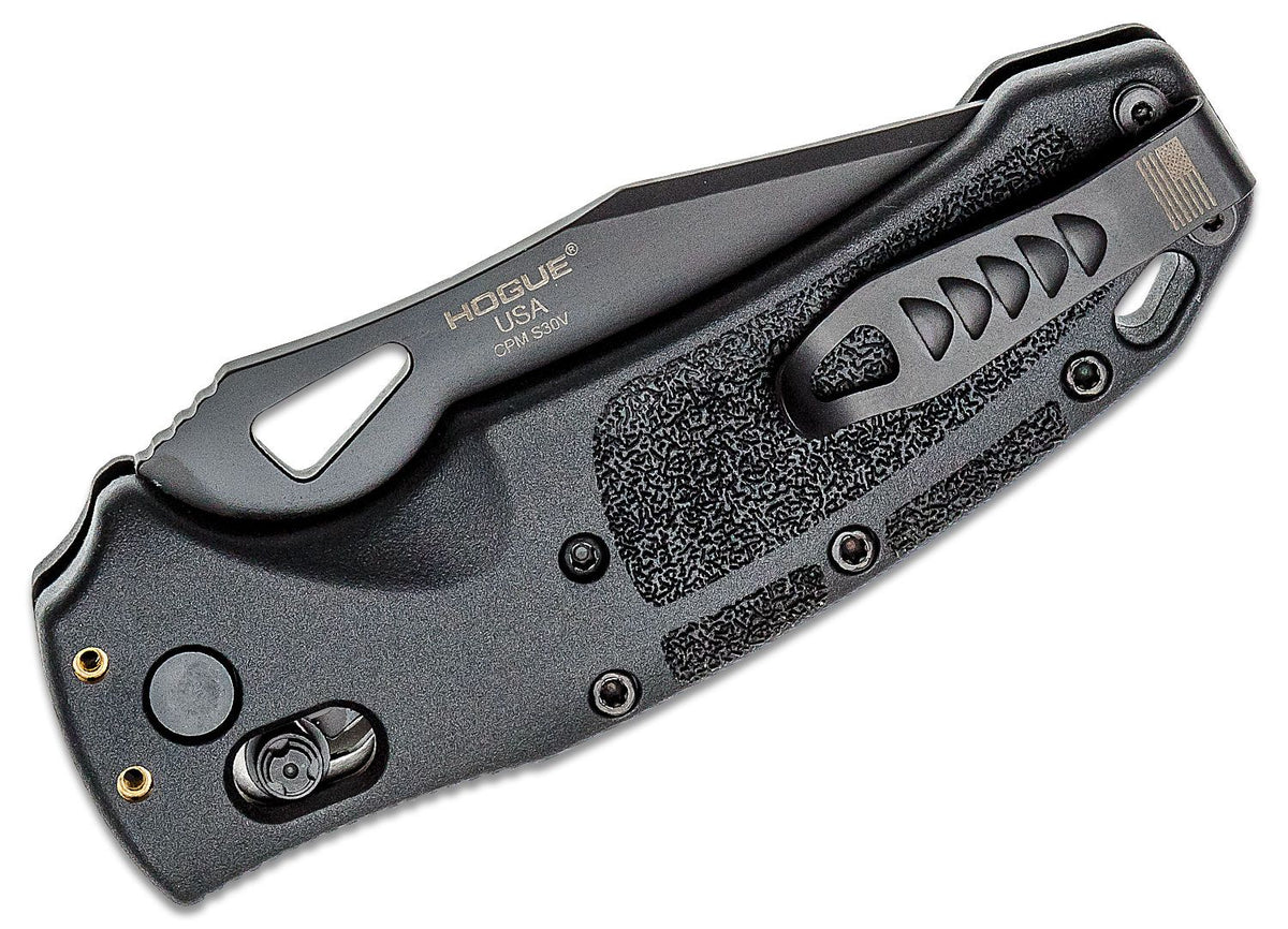 HOGUE SIG K320 NITRON 3.5&quot; BLD ABLE LOCK FOLDER TANTO BLACK