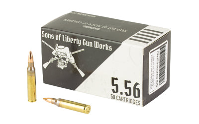 SONS OF LIBERTY 556NATO 62GR FMJ 50RD