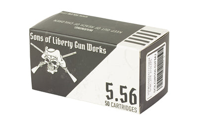 SONS OF LIBERTY 556NATO 62GR FMJ 50RD