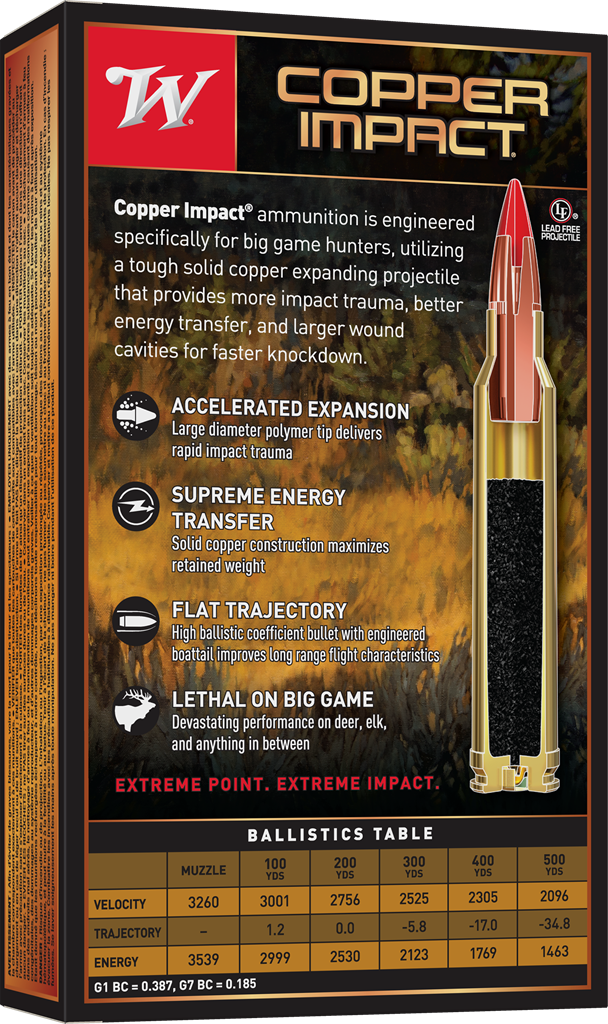 WINCHESTER COPPER IMPACT 300 WIN 150GR 20RD