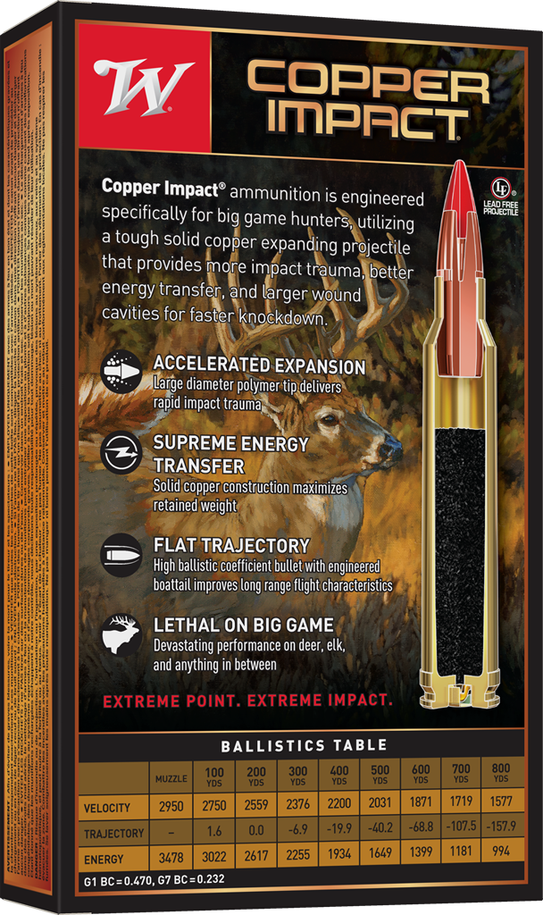 WINCHESTER COPPER IMPACT 300 WIN 180GR 20RD